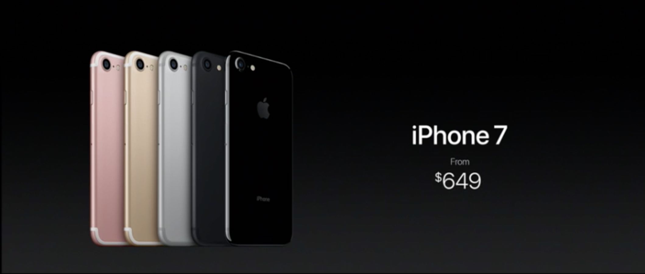 Pictures of the iPhone 7